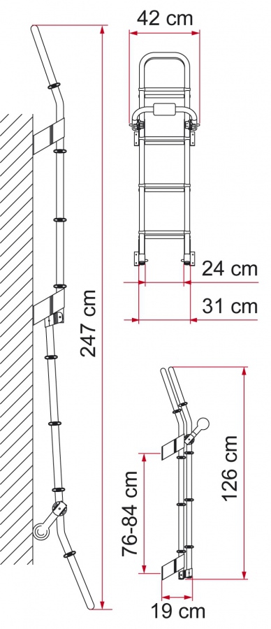 Fiamma Deluxe 8 Dış Merdiven